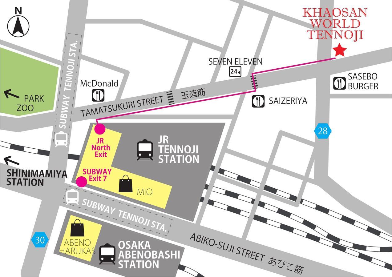 Khaosan World Tennoji Oszaka Kültér fotó